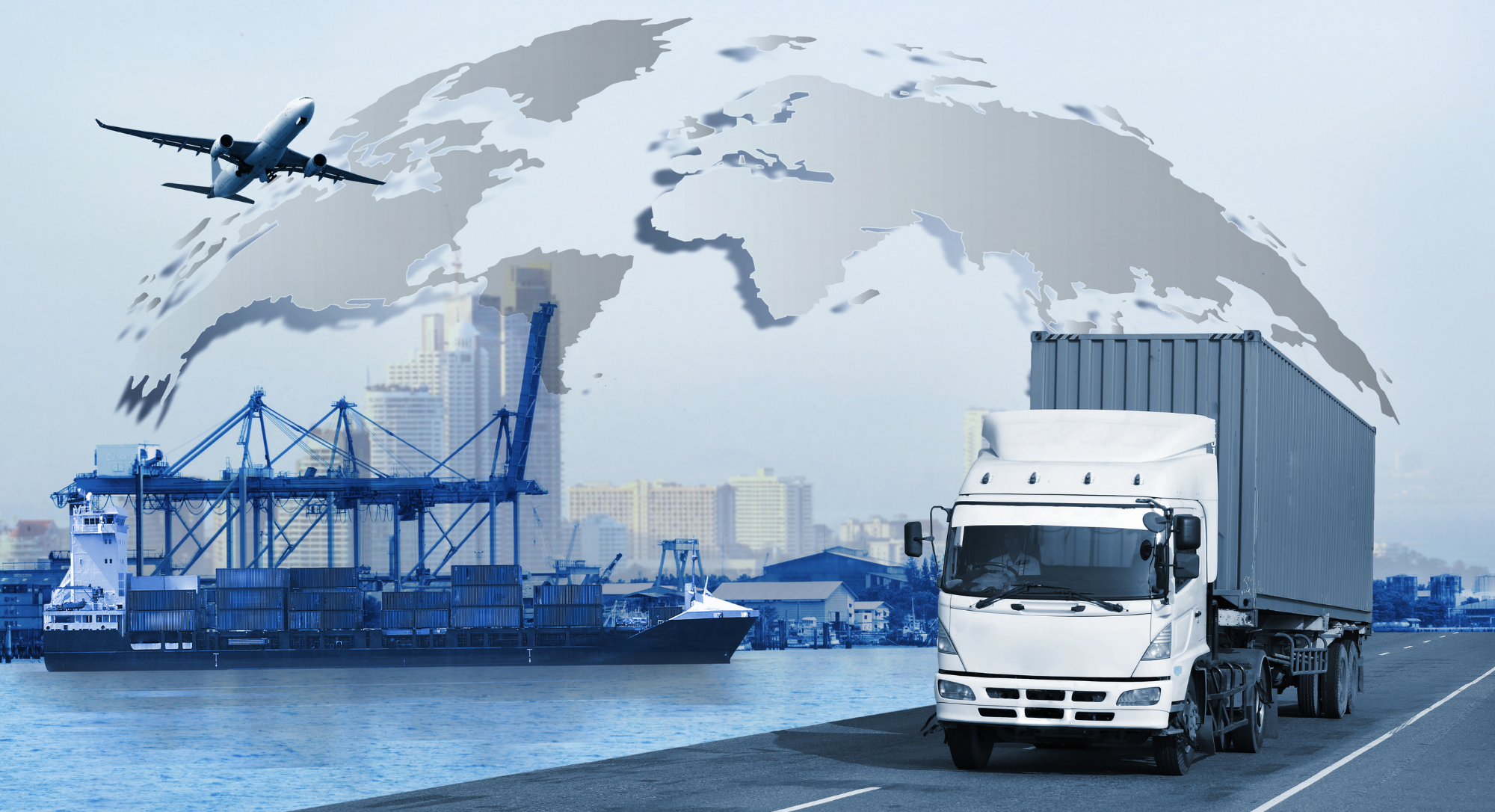 Cargo vessel and vehicles